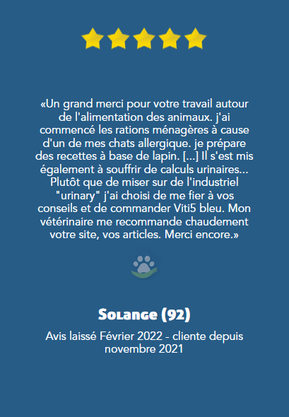 Avis sur Cuisine-a-crocs et les recettes sur mesure pour chat - témoignage de Solange